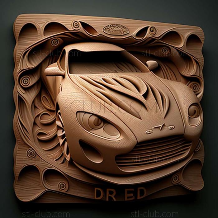 3D модель Aston Martin DBR9 (STL)